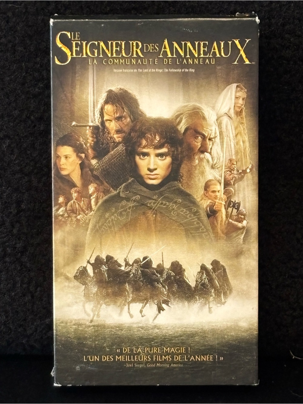 Le seigneur des anneaux: La Communauté de l'Anneau VHS - version française